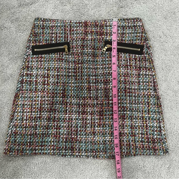 Ann Taylor Loft A- line Tweed Skirt Women’s Sz 0 Petite - Picture 8 of 9